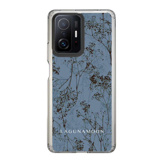 Slim Protection Case［ LAGUNAMOON - Botanical - Blue ］