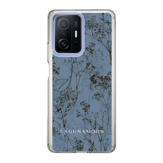 Slim Protection Case［ LAGUNAMOON - Botanical - Blue ］