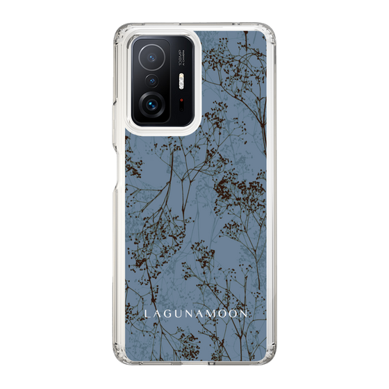 Slim Protection Case［ LAGUNAMOON - Botanical - Blue ］