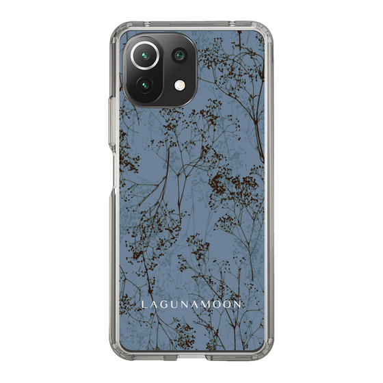 Slim Protection Case［ LAGUNAMOON - Botanical - Blue ］