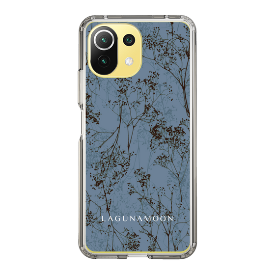 Slim Protection Case［ LAGUNAMOON - Botanical - Blue ］