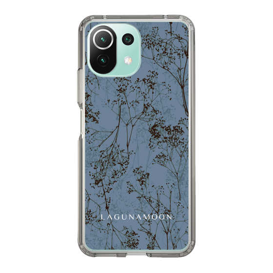 Slim Protection Case［ LAGUNAMOON - Botanical - Blue ］