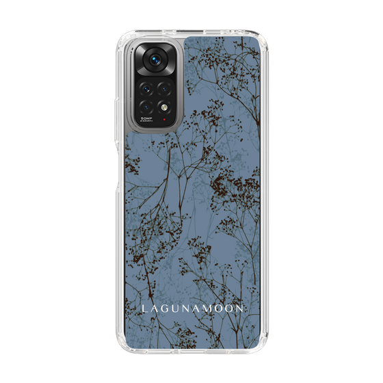 Slim Protection Case［ LAGUNAMOON - Botanical - Blue ］