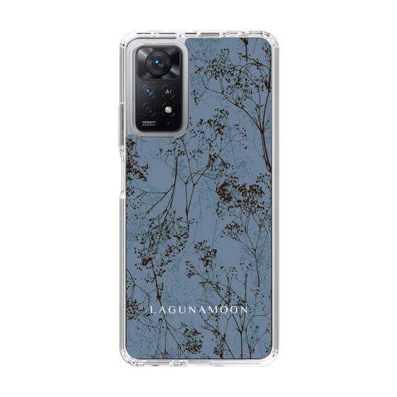 Slim Protection Case［ LAGUNAMOON - Botanical - Blue ］