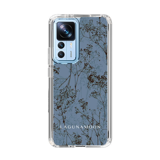 Slim Protection Case［ LAGUNAMOON - Botanical - Blue ］