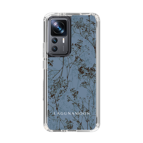 Slim Protection Case［ LAGUNAMOON - Botanical - Blue ］