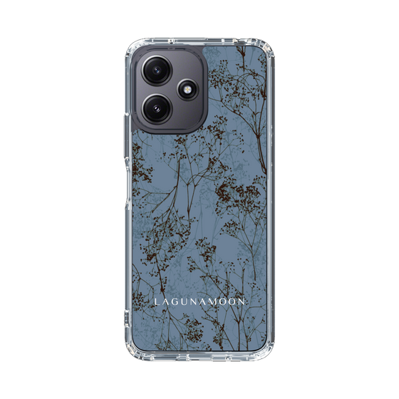 Slim Protection Case［ LAGUNAMOON - Botanical - Blue ］