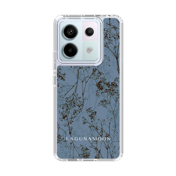 Slim Protection Case［ LAGUNAMOON - Botanical - Blue ］