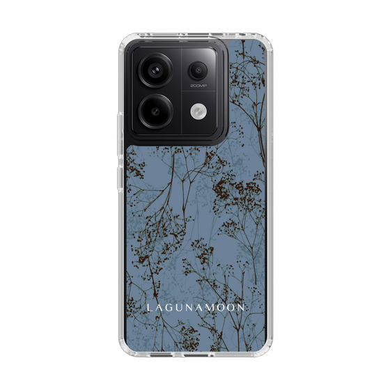 Slim Protection Case［ LAGUNAMOON - Botanical - Blue ］