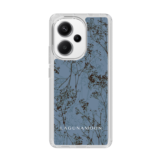 Slim Protection Case［ LAGUNAMOON - Botanical - Blue ］