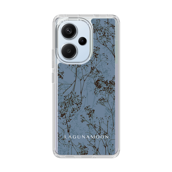 Slim Protection Case［ LAGUNAMOON - Botanical - Blue ］