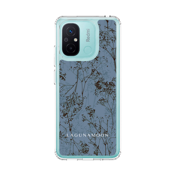 Slim Protection Case［ LAGUNAMOON - Botanical - Blue ］