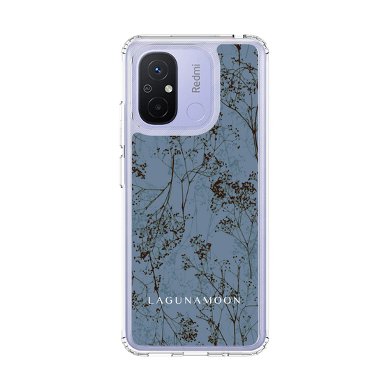 Slim Protection Case［ LAGUNAMOON - Botanical - Blue ］