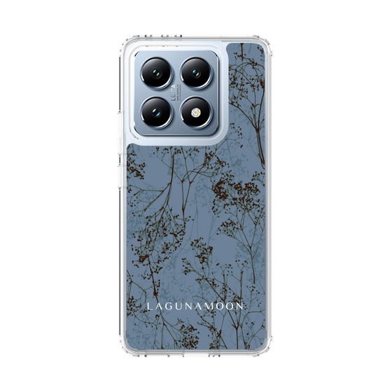 Slim Protection Case［ LAGUNAMOON - Botanical - Blue ］