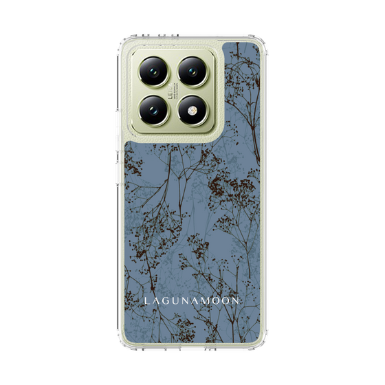 Slim Protection Case［ LAGUNAMOON - Botanical - Blue ］
