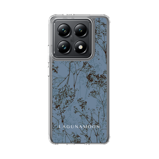 Slim Protection Case［ LAGUNAMOON - Botanical - Blue ］