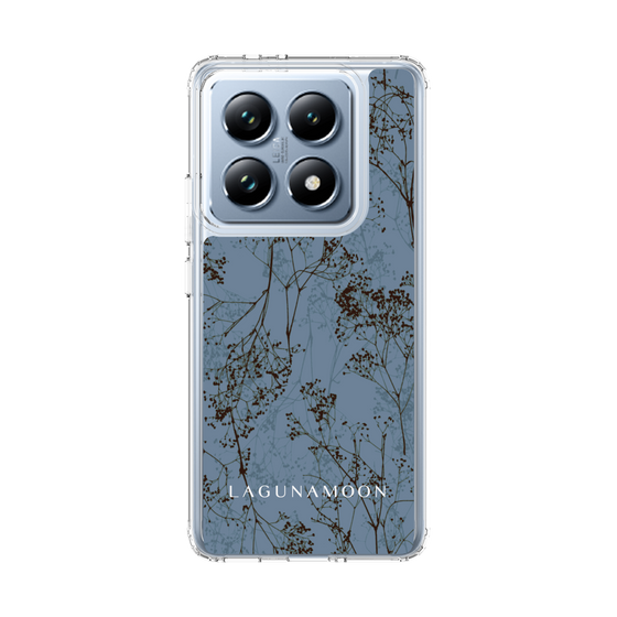 Slim Protection Case［ LAGUNAMOON - Botanical - Blue ］