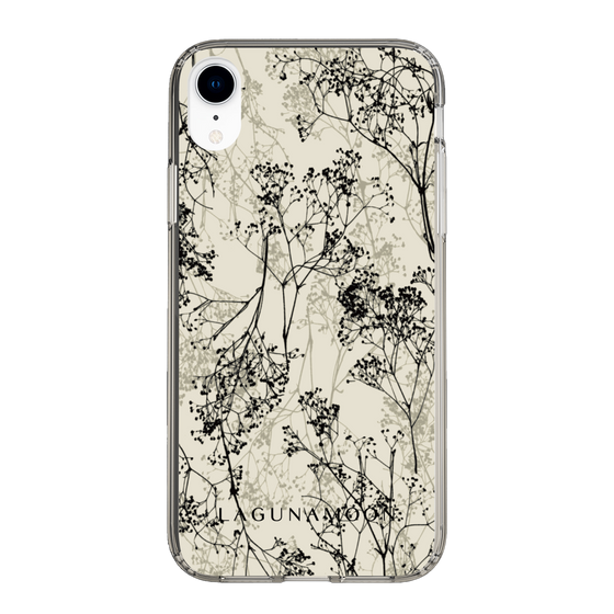 Slim Protection Case［ LAGUNAMOON - Botanical - Beige ］