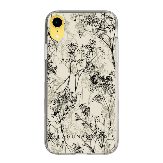 Slim Protection Case［ LAGUNAMOON - Botanical - Beige ］