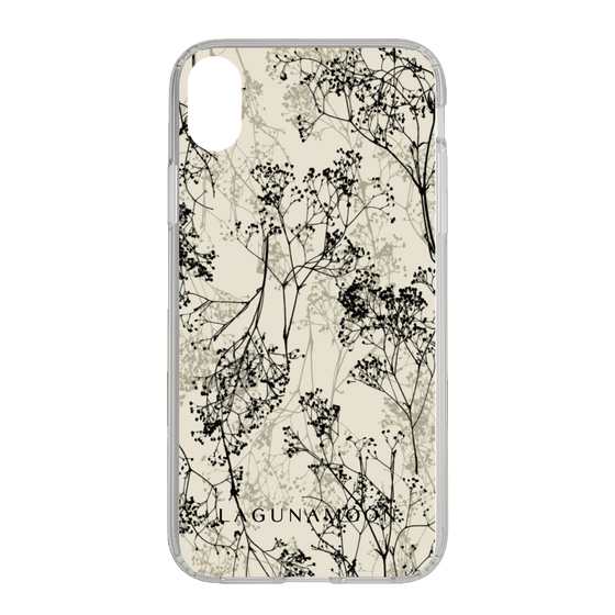 Slim Protection Case［ LAGUNAMOON - Botanical - Beige ］