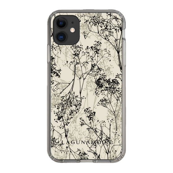 Slim Protection Case［ LAGUNAMOON - Botanical - Beige ］