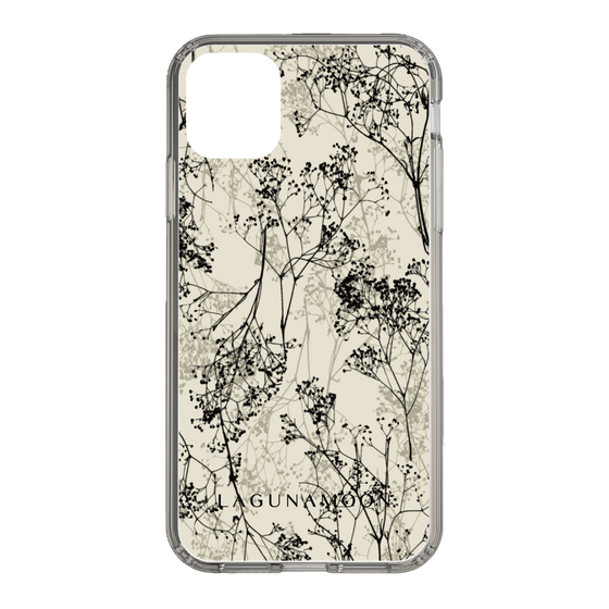 Slim Protection Case［ LAGUNAMOON - Botanical - Beige ］