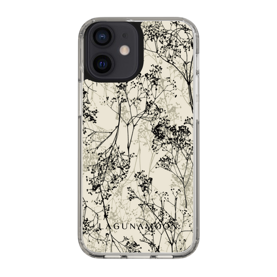 Slim Protection Case［ LAGUNAMOON - Botanical - Beige ］