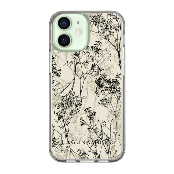 Slim Protection Case［ LAGUNAMOON - Botanical - Beige ］
