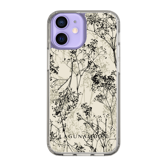 Slim Protection Case［ LAGUNAMOON - Botanical - Beige ］