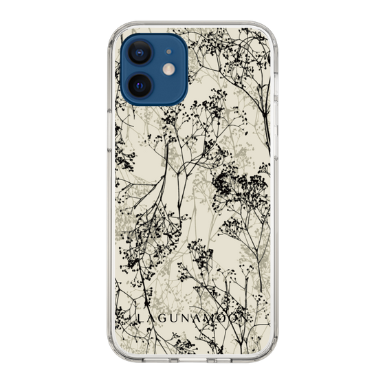 Slim Protection Case［ LAGUNAMOON - Botanical - Beige ］