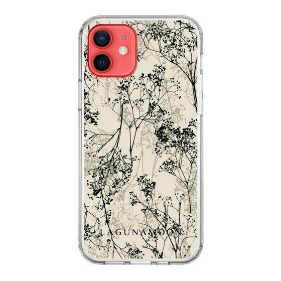 Slim Protection Case［ LAGUNAMOON - Botanical - Beige ］