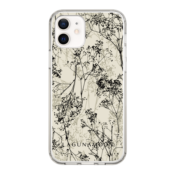Slim Protection Case［ LAGUNAMOON - Botanical - Beige ］