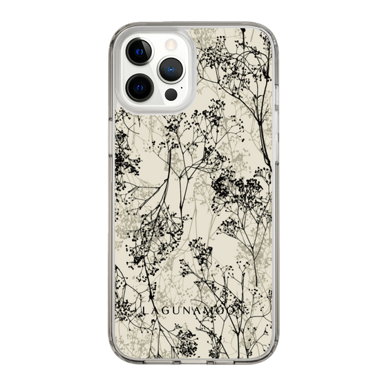 Slim Protection Case［ LAGUNAMOON - Botanical - Beige ］