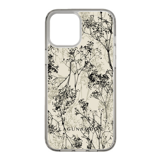 Slim Protection Case［ LAGUNAMOON - Botanical - Beige ］