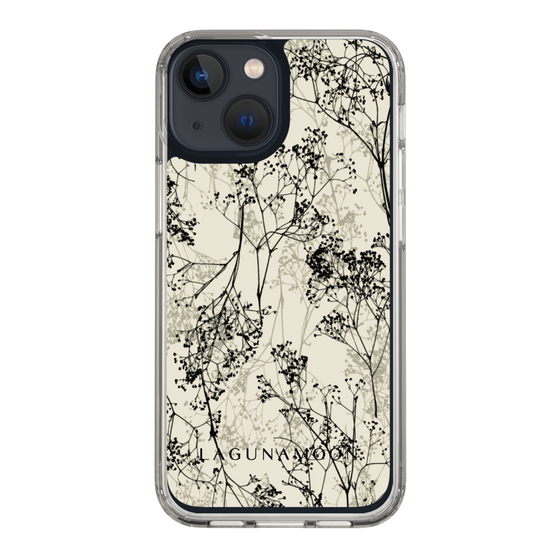 Slim Protection Case［ LAGUNAMOON - Botanical - Beige ］