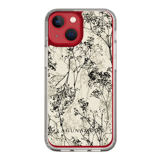 Slim Protection Case［ LAGUNAMOON - Botanical - Beige ］