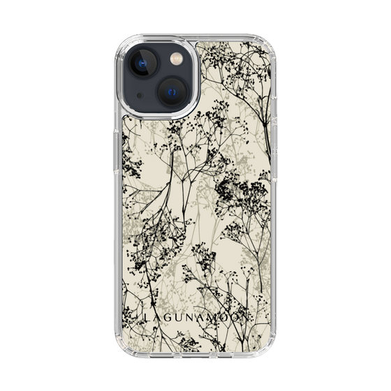 Slim Protection Case［ LAGUNAMOON - Botanical - Beige ］