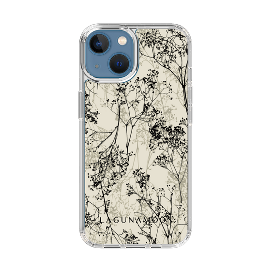 Slim Protection Case［ LAGUNAMOON - Botanical - Beige ］