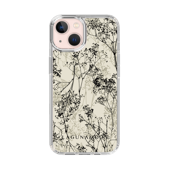 Slim Protection Case［ LAGUNAMOON - Botanical - Beige ］