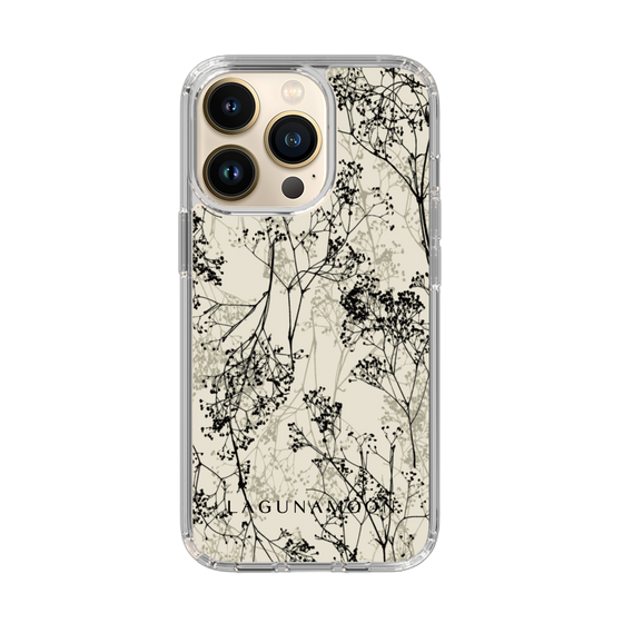 Slim Protection Case［ LAGUNAMOON - Botanical - Beige ］