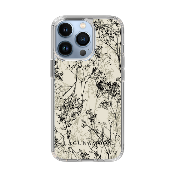 Slim Protection Case［ LAGUNAMOON - Botanical - Beige ］