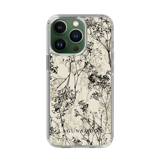 Slim Protection Case［ LAGUNAMOON - Botanical - Beige ］