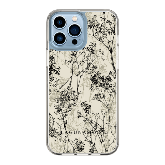 Slim Protection Case［ LAGUNAMOON - Botanical - Beige ］