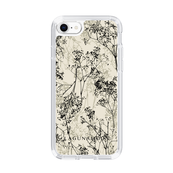 Slim Protection Case［ LAGUNAMOON - Botanical - Beige ］