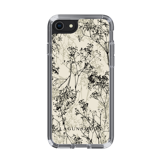 Slim Protection Case［ LAGUNAMOON - Botanical - Beige ］