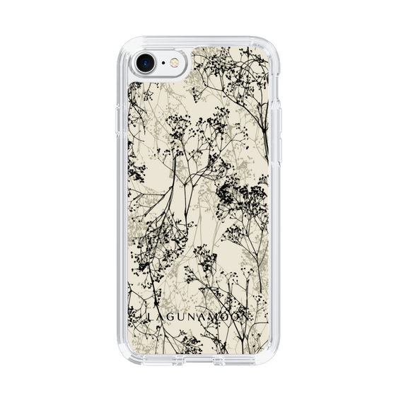Slim Protection Case［ LAGUNAMOON - Botanical - Beige ］