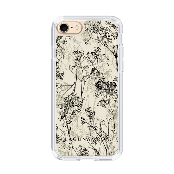 Slim Protection Case［ LAGUNAMOON - Botanical - Beige ］
