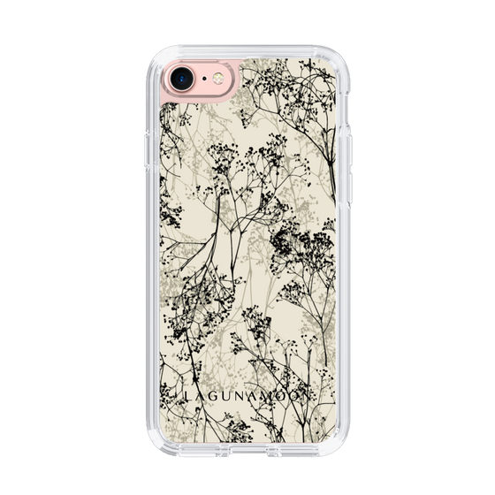 Slim Protection Case［ LAGUNAMOON - Botanical - Beige ］