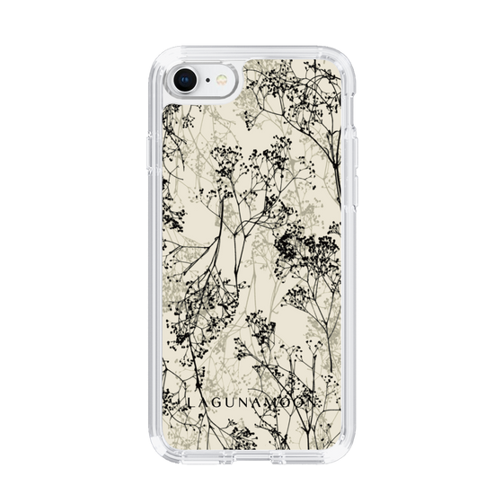 Slim Protection Case［ LAGUNAMOON - Botanical - Beige ］