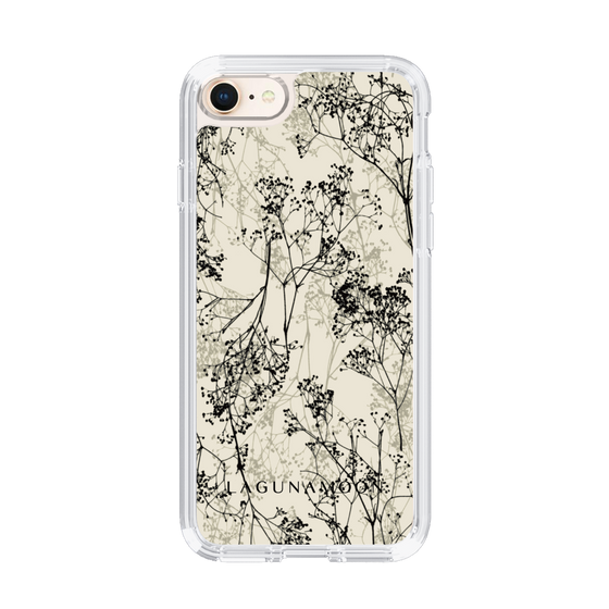 Slim Protection Case［ LAGUNAMOON - Botanical - Beige ］